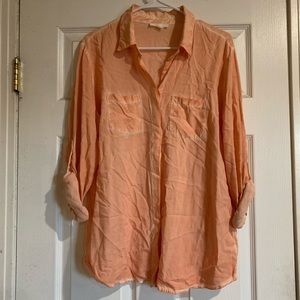 BLL New York Orange Cream Button Down